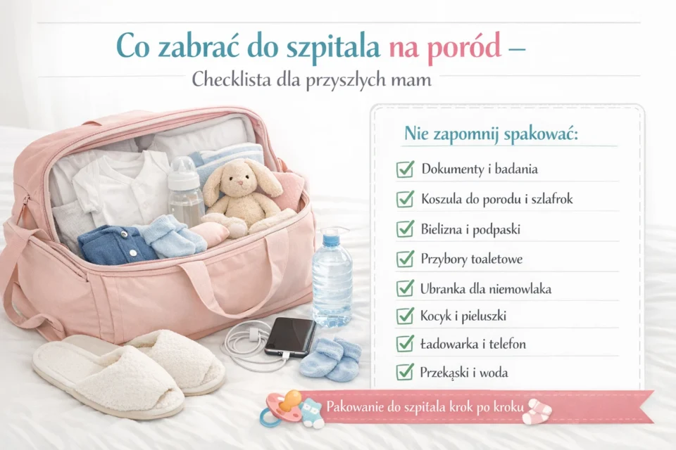 Co zabrać do szpitala na poród pregna