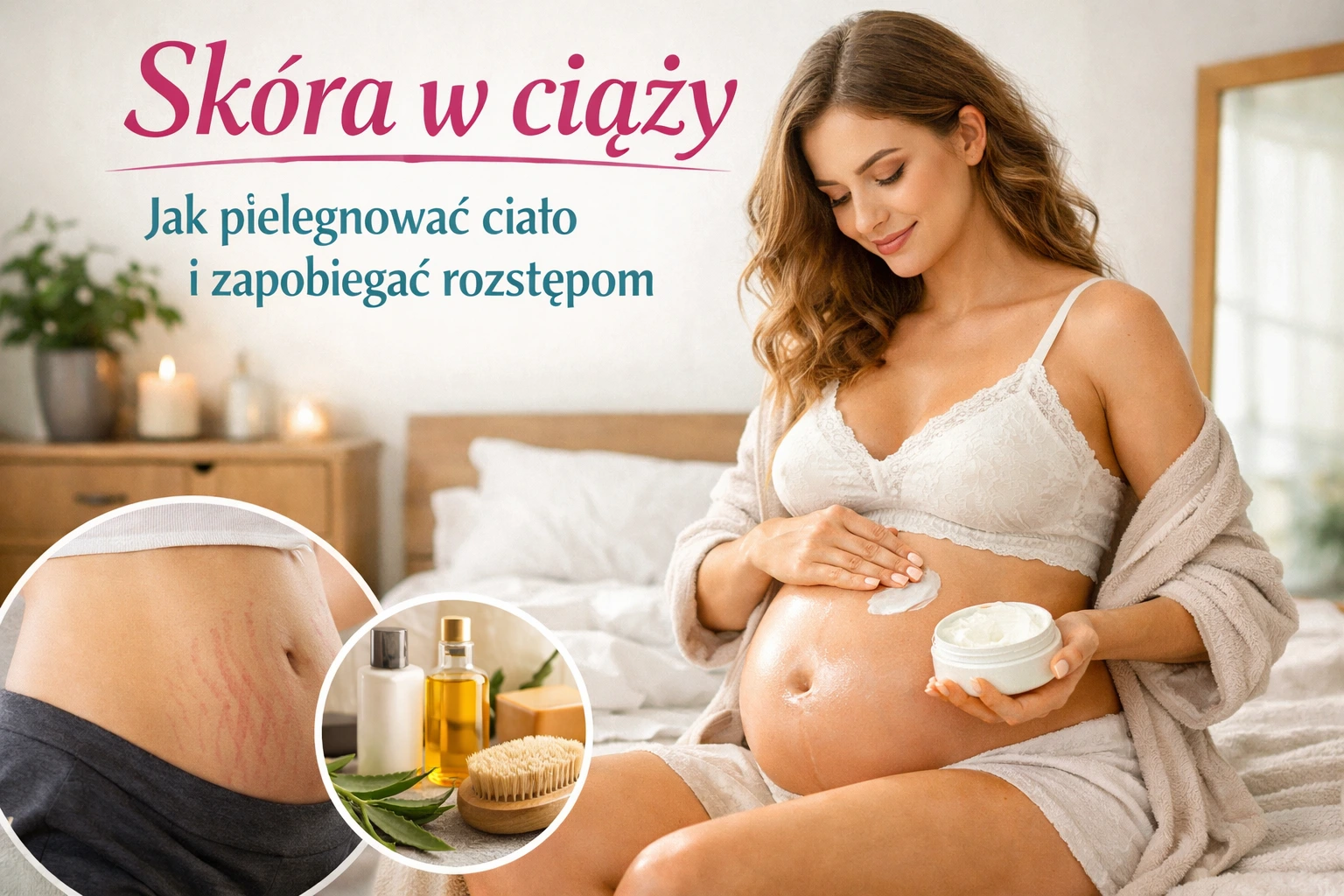 skóra w ciąży porady