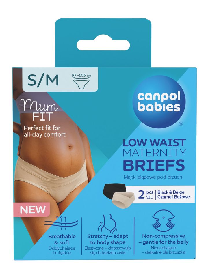 Canpol babies Majtki ciążowe pod brzuch MumFIT 2 szt.